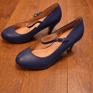 Elegant Blue Women's Heels